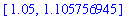 [1.05, 1.105756945]
